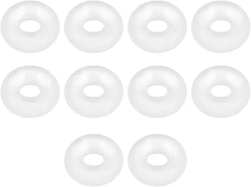 uxcell Junta tórica de silicona, 0.236 in de diámetro exterior, 0.079 in de diámetro interior, 0.079 in de ancho, junta de anillos de sellado VMQ,