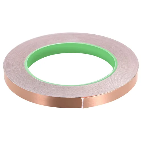 Miniatura 14 de Cinta adhesiva conductora de lámina de cobre de doble cara, [para blindaje EMI, vitrales, circuitos de papel, conexión a tierra] - 1/8 pulgadas/98