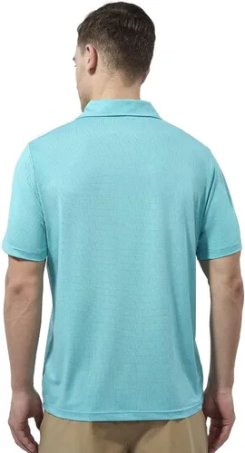 Miniatura 3 de Polo de golf para hombre, de secado rápido, ligero, de manga corta, camisetas con cuello SPF para exteriores