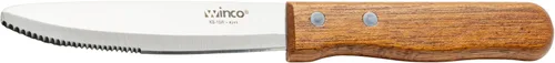 Miniatura 9 de Winco Cuchillos para carne, hoja de 4 pulgadas, HDL de madera