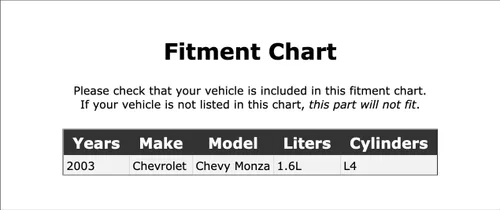 Miniatura 2 de Probador de presión del sistema de refrigerante del motor compatible con Chevrolet Chevy Monza 1.6L L4 2003 PC-981609