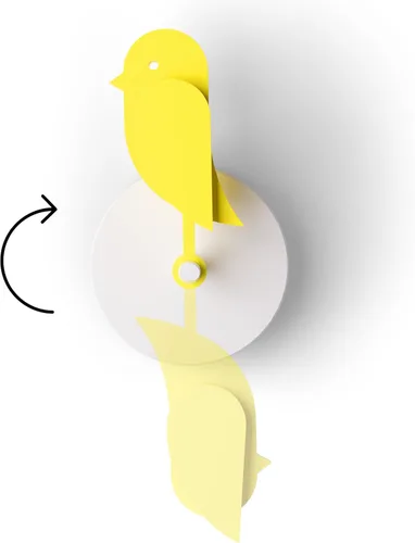 Birdie 2.0 - Monitor de CO2 de diseño interior - Medidor de calidad del aire para el hogar y la oficina - Promueve la salud mental y física -