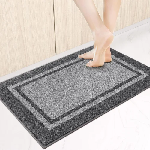 Miniatura 16 de anllugs Alfombras de cocina de 24 x 36 pulgadas, antideslizantes, lavables a máquina, tapetes absorbentes y cómodos para cocina, fregadero, Beige