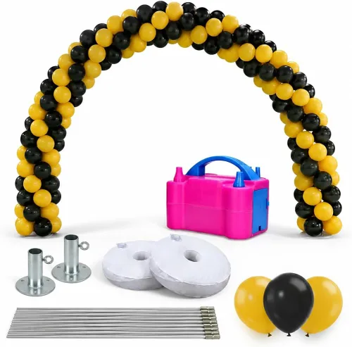 Miniatura 18 de PMU Graduation & Prom DYI Balloon Garland Arch Kit – Reusable Expandable Arch Frame with 2 Bases for Parties, Weddings & Events