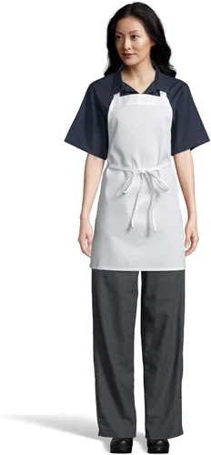 Miniatura 12 de Uncommon Threads Delantal unisex ajustable sin bolsillo para restaurante
