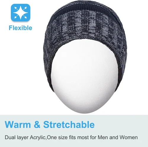 Miniatura 20 de Rotibox - Gorro inalámbrico con Bluetooth para deportes al aire libre, regalo de Navidad.