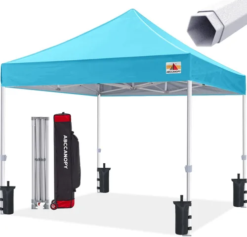 Miniatura 35 de ABCCANOPY Tienda de campaña con toldo emergente comercial 10x10 Serie Premium, Beige