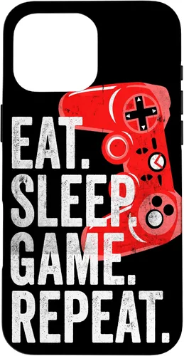 Miniatura 19 de Video Games Eat Sleep Game Funny Gamer Boys Teens Gift Case for iPhone 17