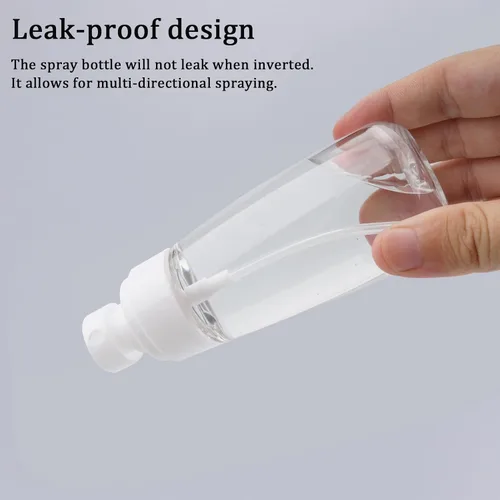 Miniatura 4 de Cosywell Botella de aerosol de niebla fina aprobada por la TSA 3.4 oz 100 ml Paquete de 3 envases de viaje recargables de cosméticos vacíos Botella