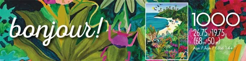 Miniatura 7 de Buffalo Games - Bonjour - Beach Butterfly - Rompecabezas de 1000 piezas para adultos - Rompecabezas desafiante perfecto para noches de juego