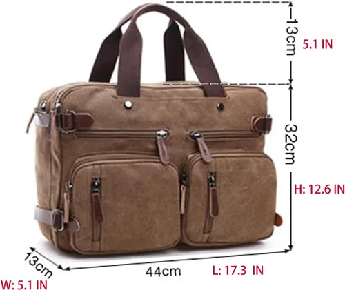 Miniatura 3 de Iblue Bolso de mensajero Mochila Bolso de hombro Maletín se adapta a 17.0 en el ordenador portátil # 7693, XL, Negro