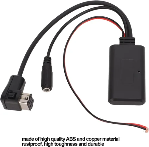 Miniatura 2 de Fydun Adaptador Bluetooth AUX de coche Bluetooth conector para módulo estéreo de audio Cable de audio estéreo adaptador de entrada AUX con micrófono