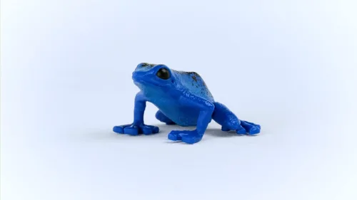 Miniatura 3 de Schleich Wild Life - Juguetes de selva tropical de animales salvajes para niños, juguete de rana de dardos venenosos, azul, edades 3+