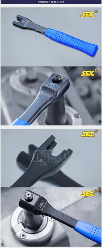Miniatura 5 de BT40 llave de perno prisionero CNC llave de retención MAS 403-1982 Azul