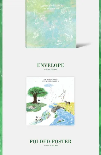 Miniatura 2 de Nature Nature World: código W 3er mini álbum CD+1p póster plegable en paquete+80p fotolibro+sobre+1p foto pegatina+2p foto tarjeta+seguimiento