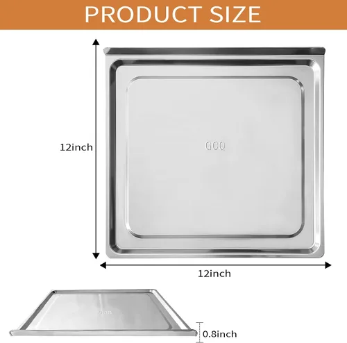Miniatura 2 de Toaster Oven Replacement Parts, Toaster Oven Air Fryer Crumb Tray Drip Tray Accessories for Gourmia GTF7655 GTF7460 17 cooking presets 1700W french