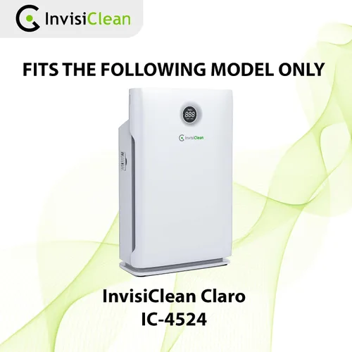 Miniatura 6 de InvisiClean Claro True HEPA/filtro de repuesto de carbón activado, filtro original para purificador de aire InvisiClean Claro IC-4524