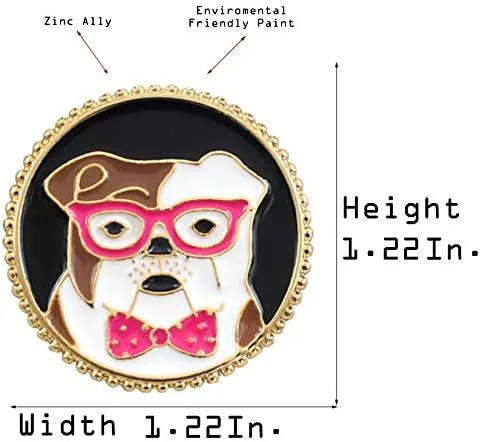Miniatura 2 de Flairs New York Animal Theme Enamel Lapel Pin Brooch Badge
