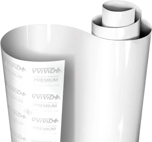 Miniatura 2 de VViViD + Envoltura de vinilo blanco ultra brillante (1 x 5 pies) + paquete de pistola de calor Blaze Turbo - M0