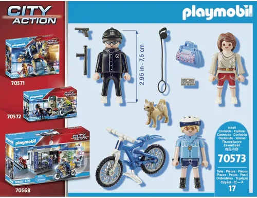 Miniatura 2 de Playmobil Persecución de ladrones de bancos