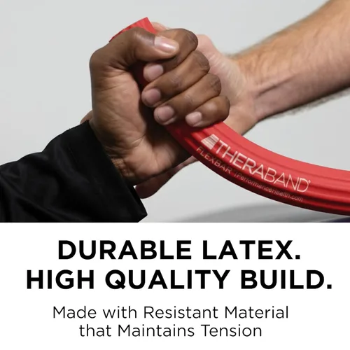 Miniatura 3 de THERABAND FlexBar - Barra para terapia de codo de tenista, alivia el dolor de la tendinitis y mejora la fuerza de agarre, barra de resistencia