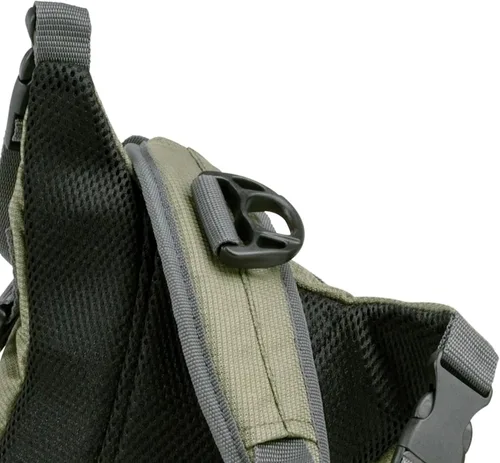 Miniatura 14 de Paquete de Pecho para Pesca Fall River, Se Adapta a Hasta 2 Cajas de Aparejos/Moscas, 152 Pulgadas Cúbicas / 2.5 L Verde oliva