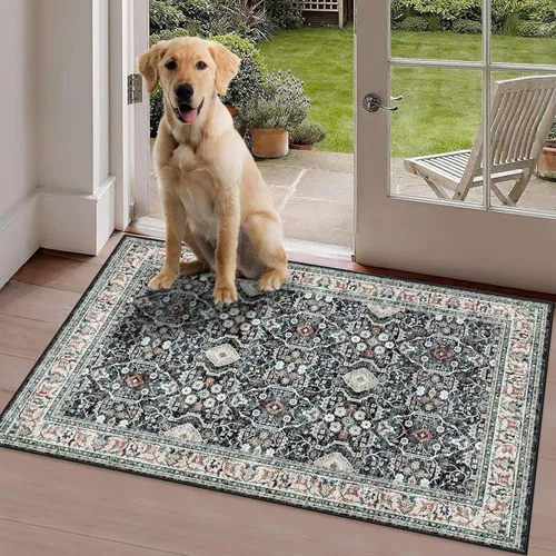 Miniatura 62 de HY HAO YUN LAI Alfombras antideslizantes para pasillos, alfombra lavable para pasillo, alfombra larga ultra suave para cocina, alfombras de acento
