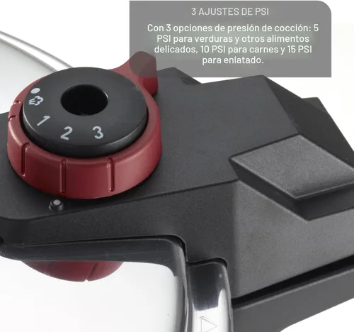 Miniatura 5 de T-fal Olla de Presión de Aluminio para Enlatado, 20.8 litros, 3 Configuraciones de PSI, Utensilios de Cocina, Ollas y Sartenes, Gran Capacidad