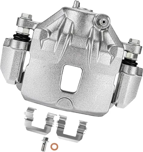 Miniatura 14 de cciyu Conjunto de pinza de freno trasera izquierda 18B4644A con soporte para Buick Rendezvous, para Chevy Venture, para Oldsmobile Silhouette