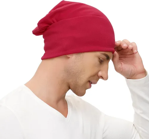 Miniatura 5 de Zando Gorro de algodón para hombre, gorro de calavera, para correr, ligero, hip-hop, enano, gorro para mujer