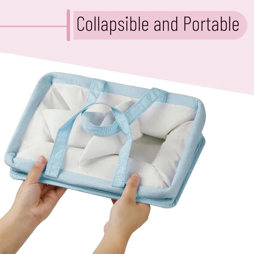 Miniatura 7 de Mr. Pen - Organizador de pañales para bebés, azul, organizador de pañales para bebés con asa, tamaño compacto, plegable y portátil