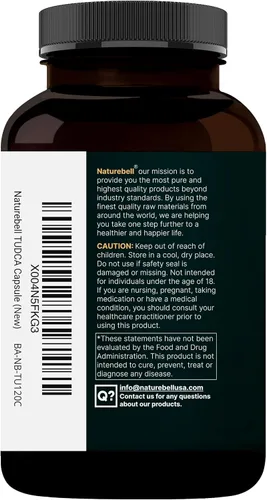 Miniatura 8 de TUDCA 500mg con bilis de buey 125mg por porción, 120 cápsulas – Soporte de sales biliares, fórmula de Livamate de alta absorción Suplemento