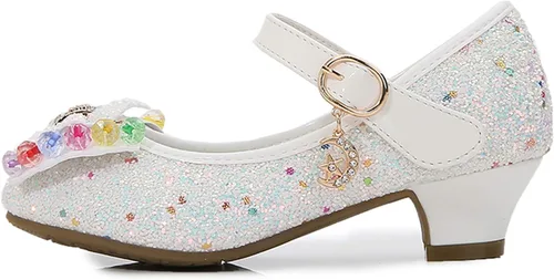 Miniatura 3 de Cadidi Dinos Zapatos de vestir para niñas, zapatos de fiesta de boda, zapatos de tacón Mary Jane Princesa (bebéniño pequeñoniño grande)