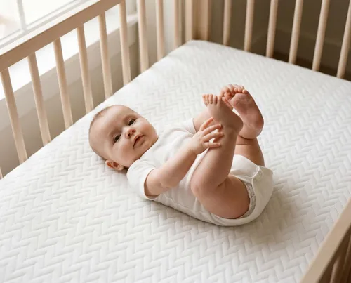 Miniatura 8 de Dream On Me Baby Zzz 5” Colchón de tamaño completo para cuna y cama infantil en una caja – Certificado GREENGUARD Gold y JPMA, transpirable