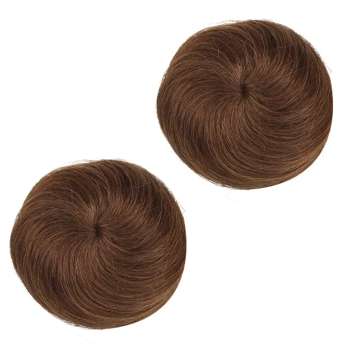 Miniatura 10 de 2 extensiones de moño de cabello, accesorio de peluca, extensiones de cabello rizado y ondulado, extensiones de cabello recogido, extensión de moño