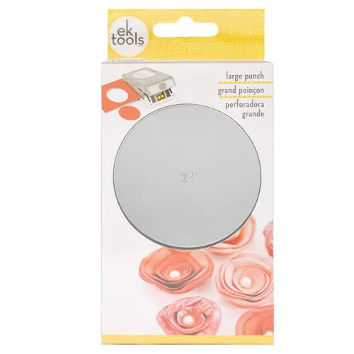 Miniatura 16 de EK Tools Perforadora metálica de papel de 2 pulgadas, multicolor, crea círculos precisos para tarjetas hechas a mano, álbumes de recortes, etiquetas