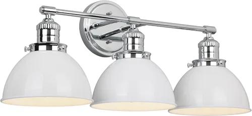 Miniatura 44 de Design House 519892 Kimball Industrial Farmhouse Luz de Pared Interior de 1 Luz con Pantalla de Metal para Pasillo, Baño, Cocina, Vestíbulo, Pintura