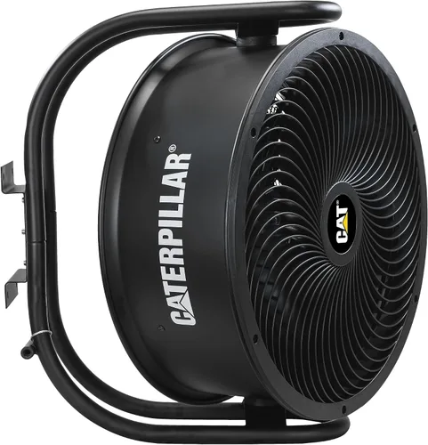 Miniatura 12 de CAT Ventiladores - Ventilador de tambor industrial de alta velocidad de 24 pulgadas de grado industrial (amarillo, 3 en 1): 6,500 CFM, 3
