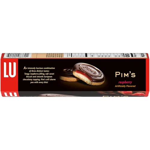 Miniatura 10 de Lu Petit Ecolier - Galletas europeas de chocolate con frambuesa, 5.29 onzas