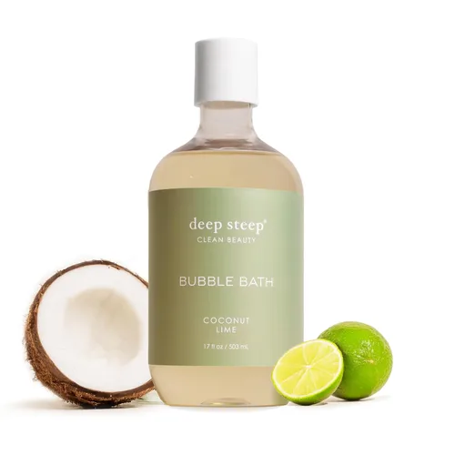 Miniatura 21 de Deep Steep baño de burbujas, lavanda y manzanilla 17 oz – Reducción de alergias clínicamente probada, baño relajante con manteca de karité y aceite