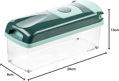 Miniatura 10 de Genius Nicer Dicer Plus 18 piezas, verde esmeralda, 10.2 x 3.5 x 5.1 in