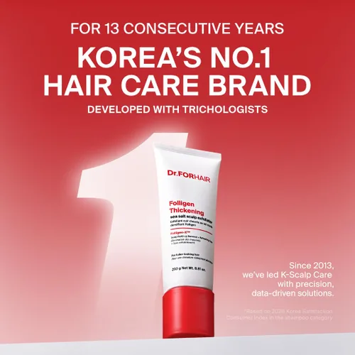 Miniatura 2 de Dr.FORHAIR Folligen - Exfoliante de sal marina para el cuero cabelludo, 2.11 onzas, cuidado coreano del cuero cabelludo, exfoliante exfoliante