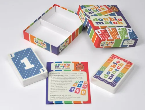 Miniatura 8 de Double Match Emocionante y divertido juego de cartas familiar Fácil de aprender y jugar