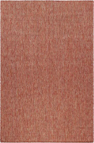 Miniatura 20 de Liora Manne Carmel - Alfombra tejida de perfil bajo de fácil cuidado para interiores y exteriores, color aguamarina, 6 pies 6 pulgadas x 9 pies 4