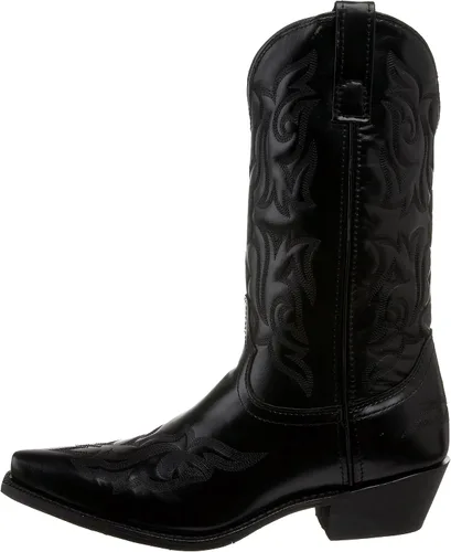 Miniatura 7 de Laredo Hawk - Botas de vestir con punta corta para hombre, color negro, Negro