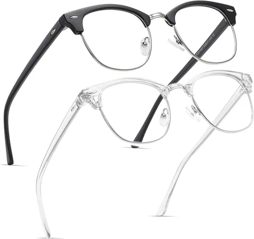 Perfectmiaoxuan - Gafas con bloqueo de luz azul, para computadora/juegos/pantalla para mujeres u hombres, anti luz azul y UV, Estándar