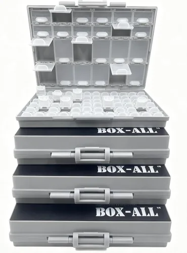 Miniatura 12 de AideTek BOXALL48 48 Tapas Caja Vacía Organizadora SMD SMT Tamaño 6 Pulgadas 9 Pulgadas Montaje en Superficie