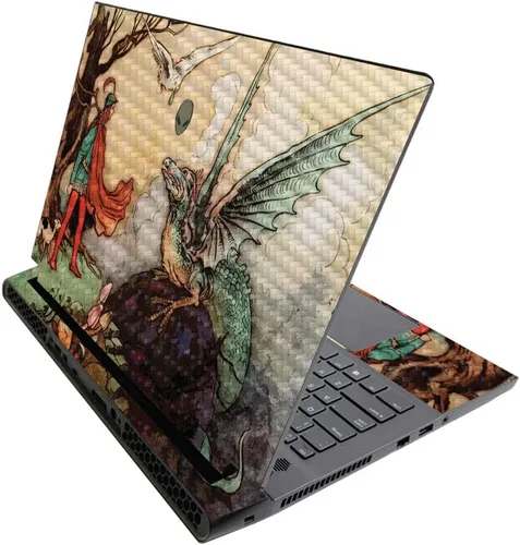 Miniatura 334 de MightySkins - Skin brillante con purpurina para Alienware M17 R3 (2020) y M17 R4 (2021) - Diversión de los años 90 Acabado duradero con purpurina