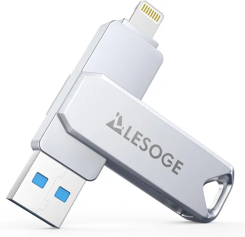 Unidad Flash Certificada MFi 512GB Unidad de Pulgar USB Memoria Stick Almacenamiento Externo de Alta Velocidad Unidad de Salto USB Stick Stick de