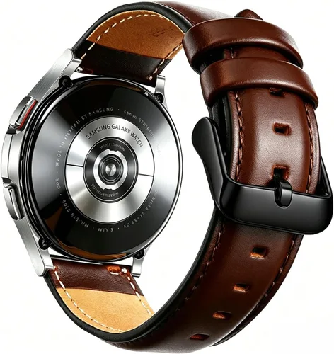 Miniatura 11 de OTOPO Correas clásicas para Galaxy Watch 4/6 de 1.850 in, 1.811 in, 1.693 in, 1.654 in, reloj 7 6 5 4 FE Band 40 1.732 in/Garmin Vivoactive 3/5